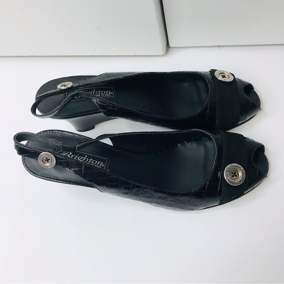 BRIGHTON Black Nigel Heels Size 9 - Picture 5 of 6